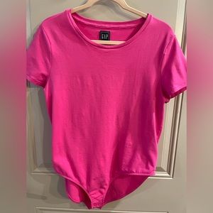 Gap bright pink bodysuit (XL)